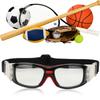 Teenager Adult Basketball Glasses Anticollision AntiImpact Outdoor Sport Safety Goggles(black )