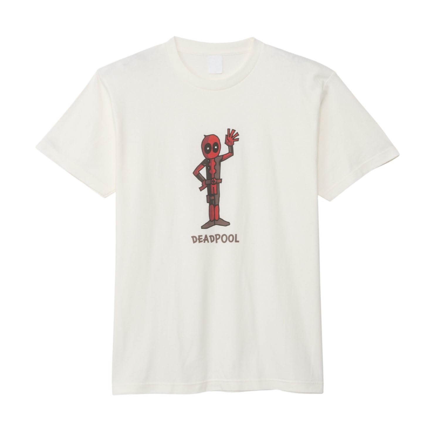 

Small Planet Deadpool T-Shirt, Hands Down, Size L, Ivory