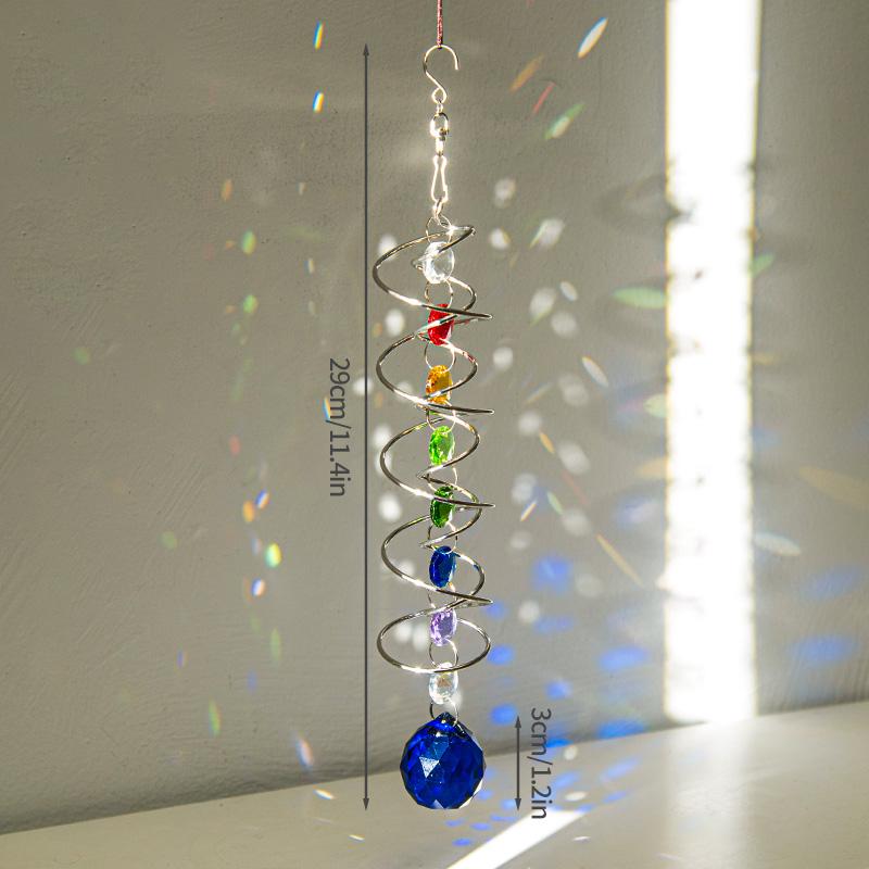 44mm Heart Love Wind Chime Window Outdoor Garden  Crystal Hanging Pendant Suncatcher Diamond Prisms Pendants Home Decoration