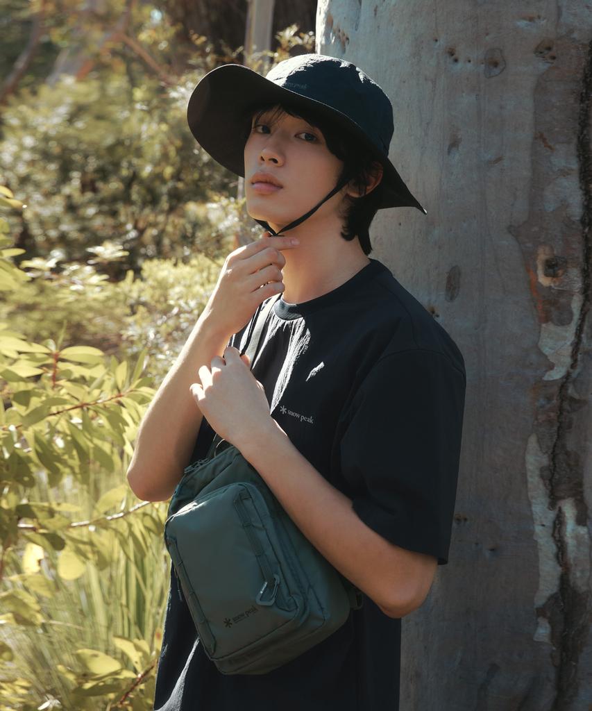 SNOWPEAK APPAREL Cample Wide Hat (S26Zucha19) Dark Navy