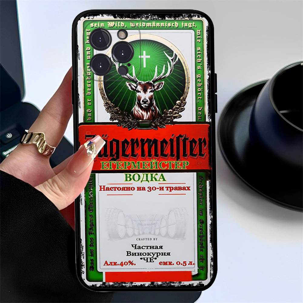 Hi J-Jagermeister Logo Phone Case For IPhone 16 17 Air 15 14 13 12 11 Pro Max 16E Plus Fundas