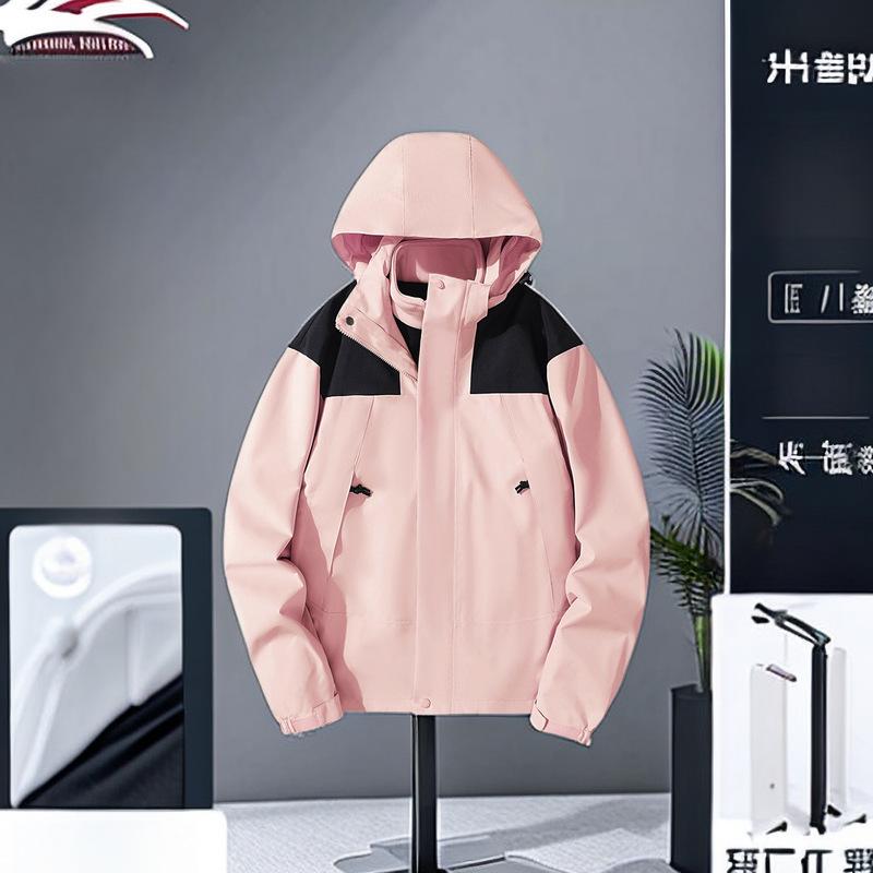 Men's and Women's Windproof, Waterproof, and Oil-Resistant Thickened Mountaineering Jacket for Autumn and Winter