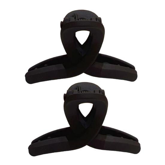 1/2Pcs Hair Claw Plastic Hair Clips with Non-Slip Secure Hold Frosted Color Interlocking Teeth Hair Clamp Hair Accessories