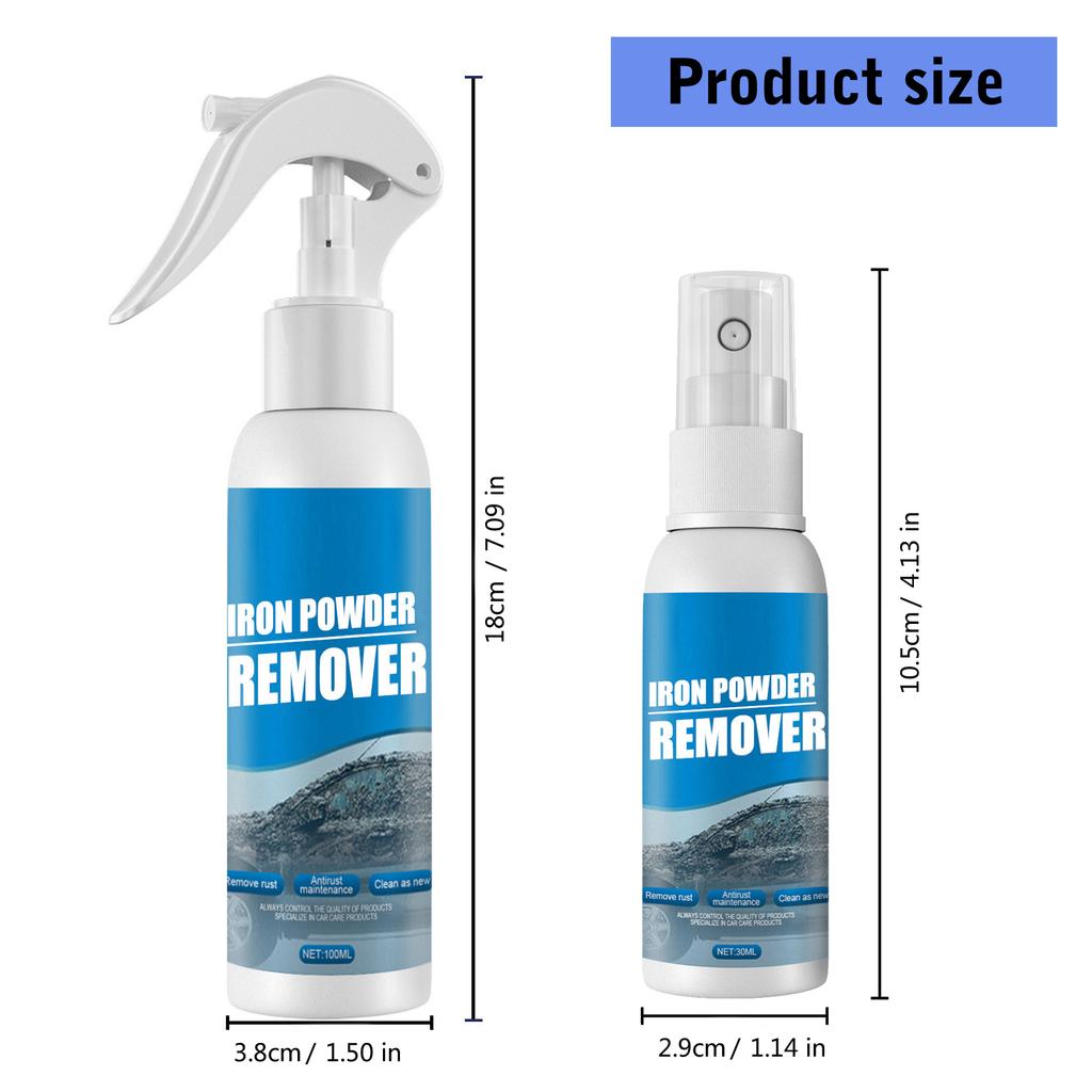 Car Iron Rust Remover Car Detailing Iron Rust Remover Wheel, Paint, Ceramic Cleaner Car Cleaner