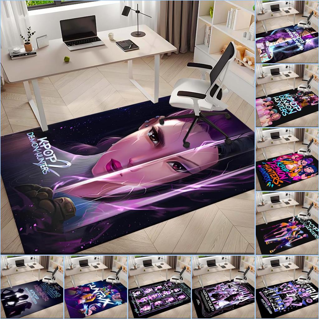 1pc K-Pop themed poster Carpet Rug for Living Room Bedroom Home Sofa Decoration,Kids play Non-slip Floor Mat