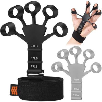 Vingergrijper Vingertrainer Gitaarvingertrainer 6 resistente niveaus Herstel Fysieke hulpmiddelen Handversterker voor patiënt