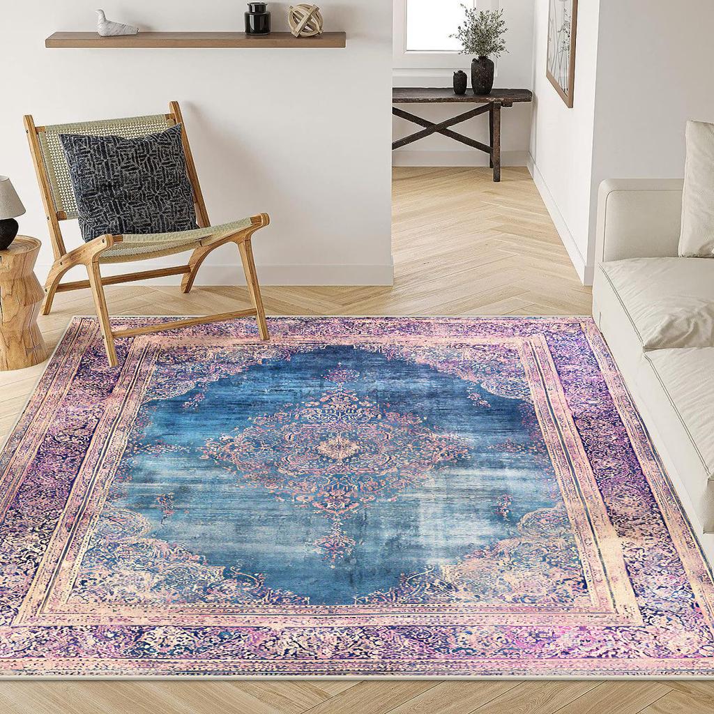 Persian Style Retro Carpet for Living Room 200x300 Luxury Large Area Rugs for Bedroom Decoration Easy clean Anti-slip Lounge Mat