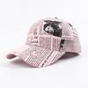 Gorra con diseño de periódico Unisex, gorra de béisbol informal con estampado de grafiti, sombreros ajustables para mujeres y hombres, gorro de Hip Hop callejero
