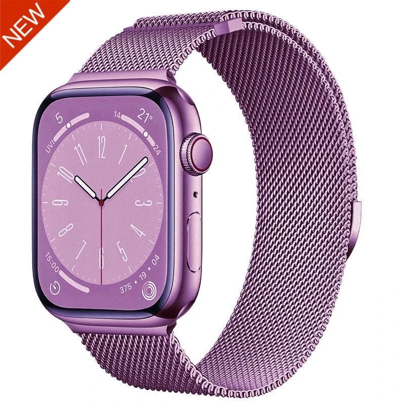 Milanese Loop Band for Apple watch Ultra 9 8 7 6 5 SE 45mm 49mm 44mm/41mm/40mm Metal Magnetic Strap iWatch 11 10 46mm 42mm Band