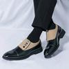New Trend Men's Pointed Mixed Colors Slip On Business Shoes Luxury Designer Male Wedding Dress Footwear Zapatos Hombre