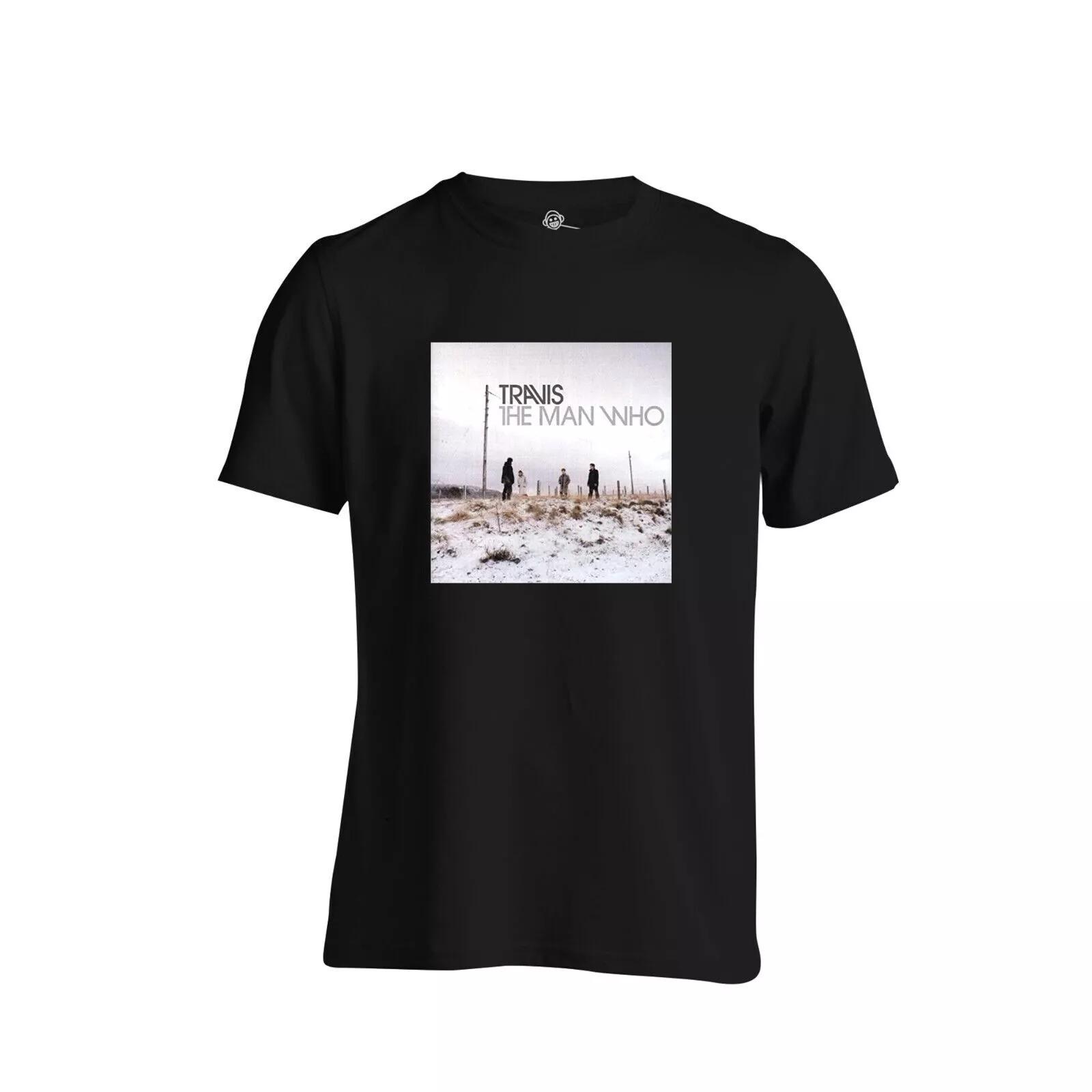 Travis T Shirt The Man Who Album Cover Rock Guitar Classic 3XL