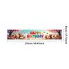 Reusable Kids birthday backdrop Cheerful Foldable Lightweight Party banner Interactive Kids party decoration for Gathering