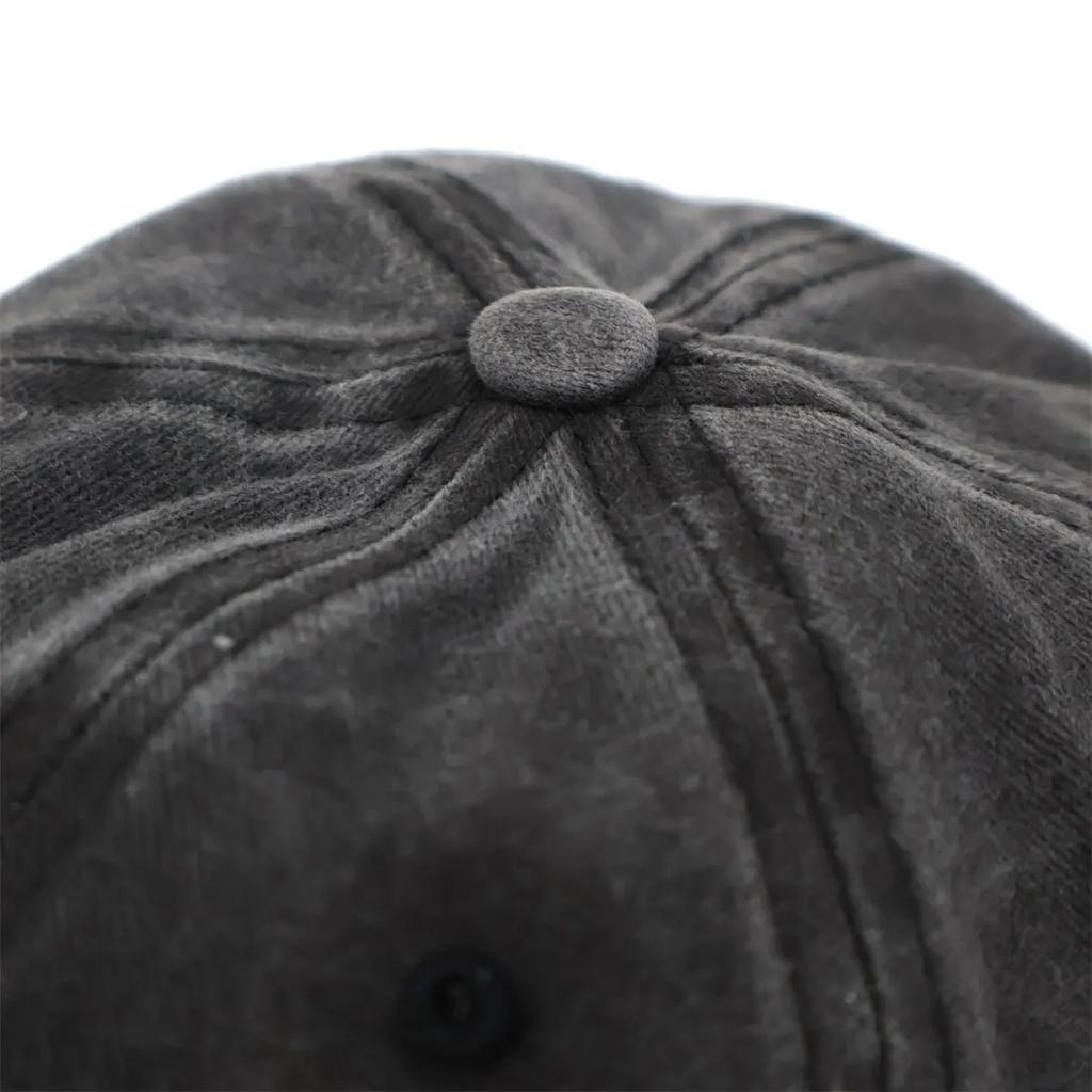 Bawełniana czapka z daszkiem dla mężczyzn i kobiet modny haftowany kapelusz bawełniany miękki top czapki Casual Retro czapki z daszkiem Unisex