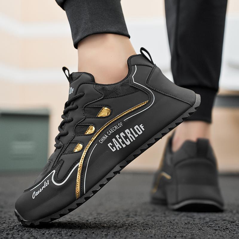 

Мужская спортивная обувь Черные кеды для скейтборда Студенческие Простые Зеленые Кроссовки для бега Большой размер EU: 39 чёрный