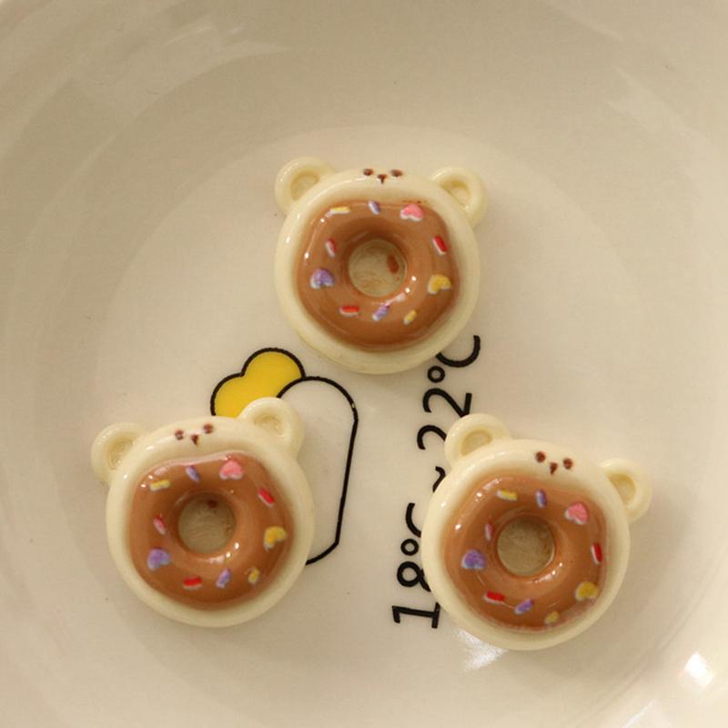 

10Pcs New Cute Animal Bear, Cake, Chocolate Resin Cabochon Scrapbooking Diy Jewelry Hairpin Craft Decoration Accessories A82