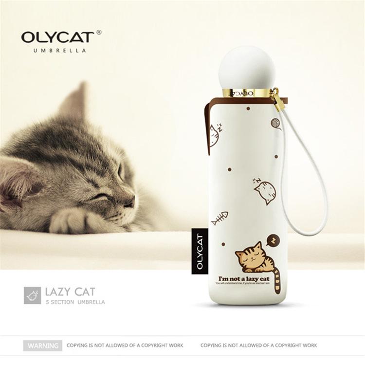 OLYCAT Foldable Umbrella: UV Protection & Waterproof for Women
