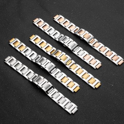 Suitable for Blue Balloon Convex Watch with Steel Belt Belt Stainless Steel Strap Accessories Men's and Women's Stainless Steel Watch Chain