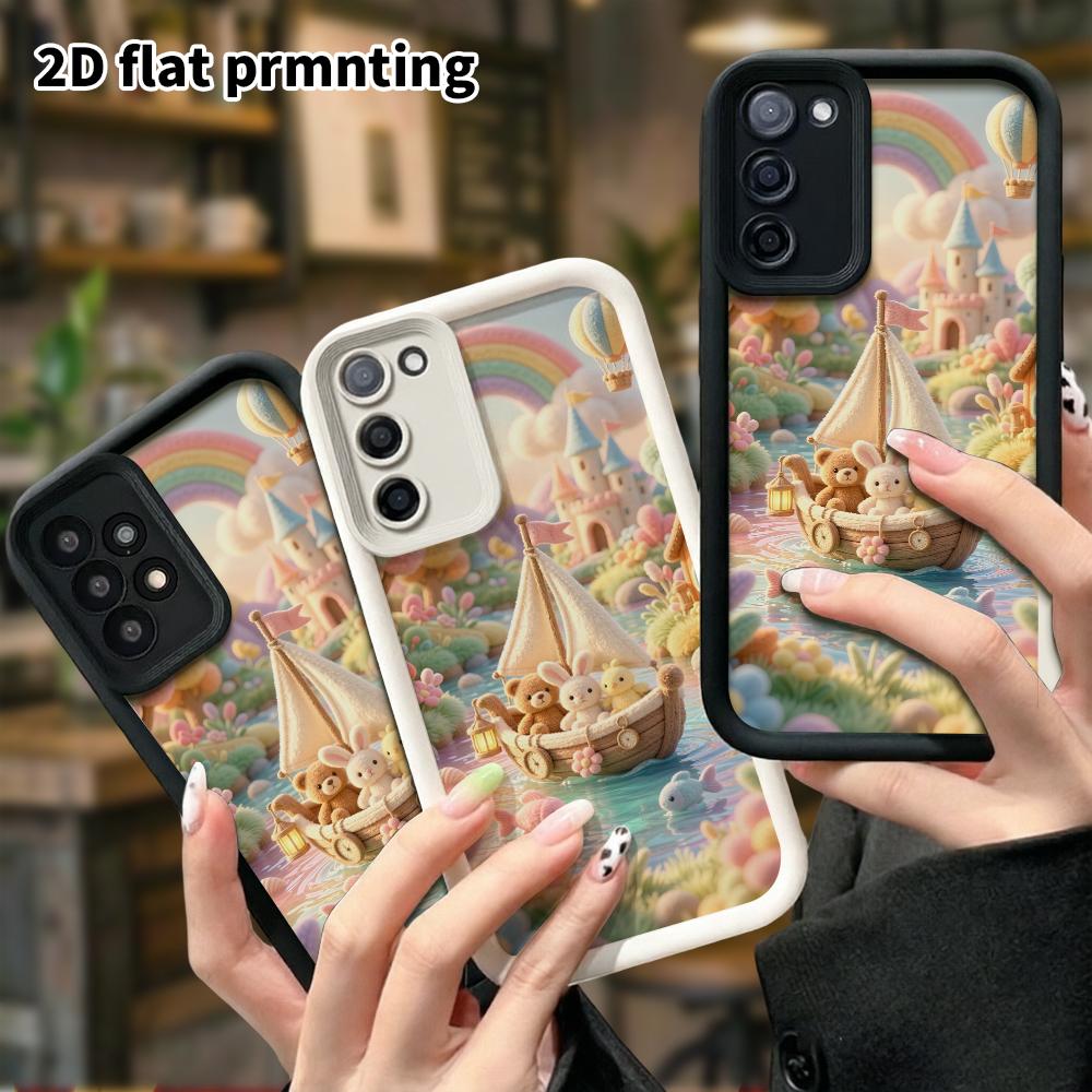 Phone Case: 2D Flat, Suitable for Samsung Galaxy A34 A35 M05 M06 S20 S22 S21 FE Plus 5G Protective Case, Little River Sailing Adventure, Perfect Chris