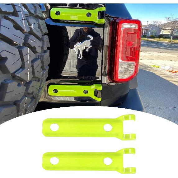 Tailgate Hinge Cover Trim for Ford Bronco 2 Door 4 Door 2021 2022 2023 2024 2025 Rear Door Hinge Liftgate Trim Exterior Decoration Accessories Spare