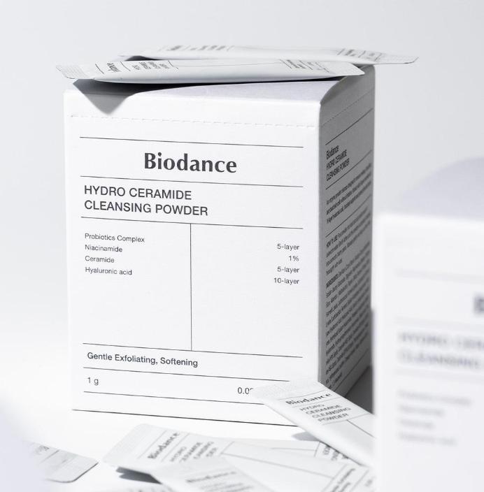 Biodance Hydro Ceramide Reinigungspuder 30 Stk. – Sanfter Pulver-zu-Schaum Reiniger