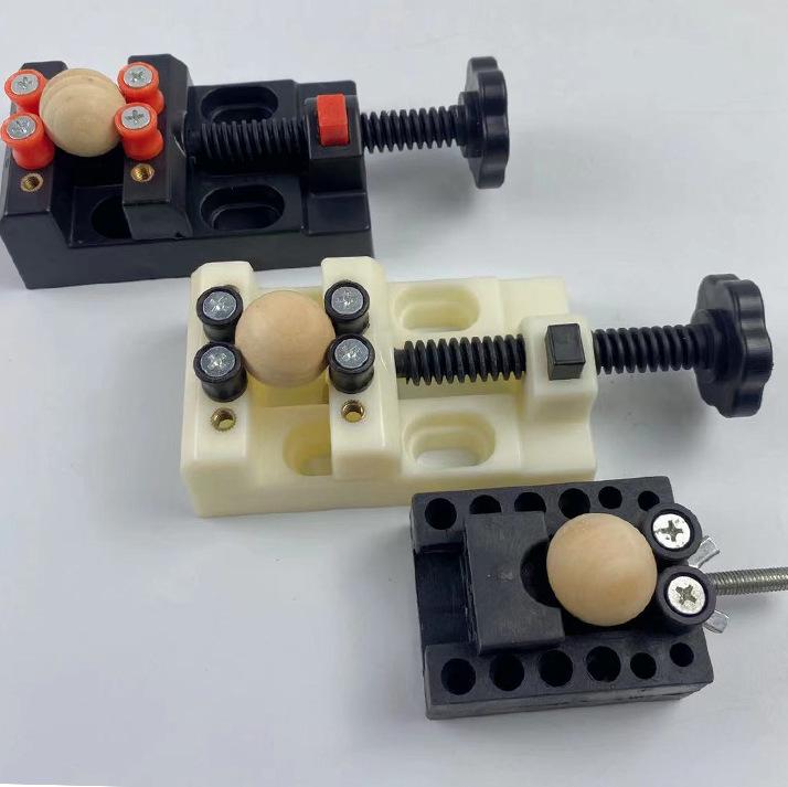 Eight-Hole Parallel Jaw Vise for Walnut Cracking, Bead Fixing, and Watch Repair