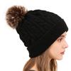 Keep Warm Knitted Beanies Ear Protection Pompoms Hat High Quality Winter Autumn Hats  for Woman/Men