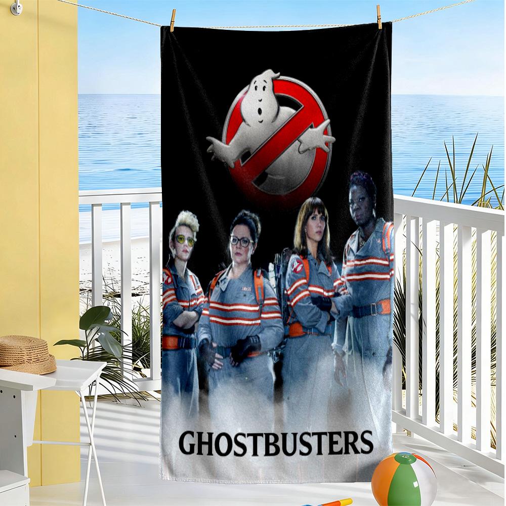 Ghostbusters Beach Towel Soft Durable Quick-Dry Comfortable Lightweight
