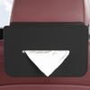 Car Tissue Holder PU Leather Paper Towel Dispenser Car Napkin Holder For Interior Accessories Backseat Sun Visor Headrest Road