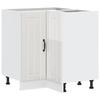 VidaXL Lucca Corner Kitchen Cabinet High Gloss White Engineered Wood, Corner Cabinet, Corner Sink Unit,, Furniture 853749