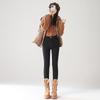 Winter Fleece Lined Warm Stretch High Waist Slim Skinny Denim Pants For Ladies Casual Pants Oversize Denim Trousers