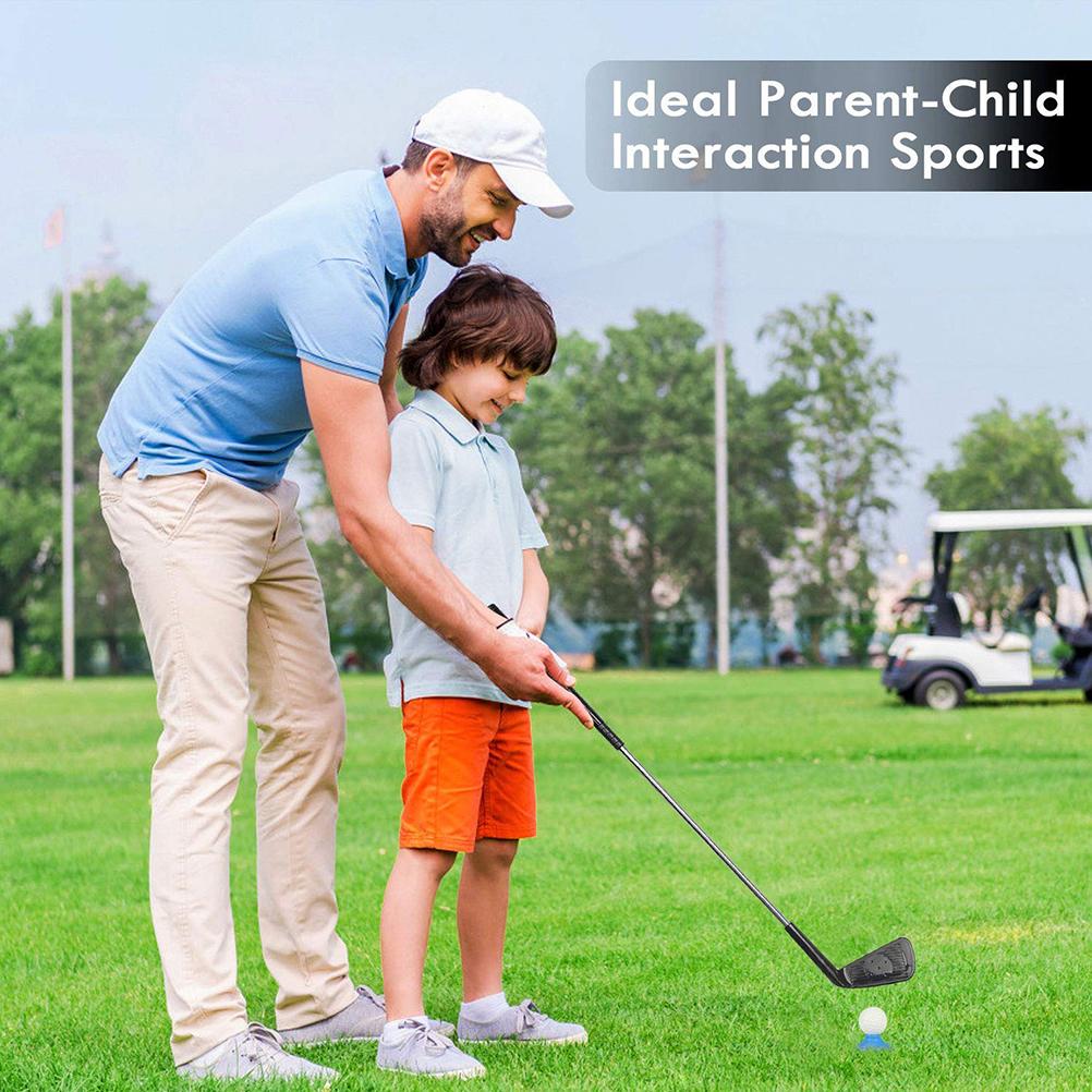 10pcs Portable Kids Golf Toy Set Mini Children Club Toy Outdoor Game Learning Putting for Preschool