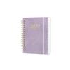 Strap Closure Annual Planner Book Spiral Binding Schedule Notebook  Journaling