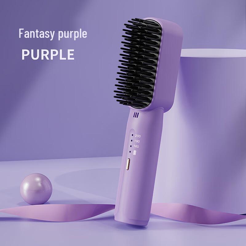 Sinle Wireless Mini Hair Straightener Comb