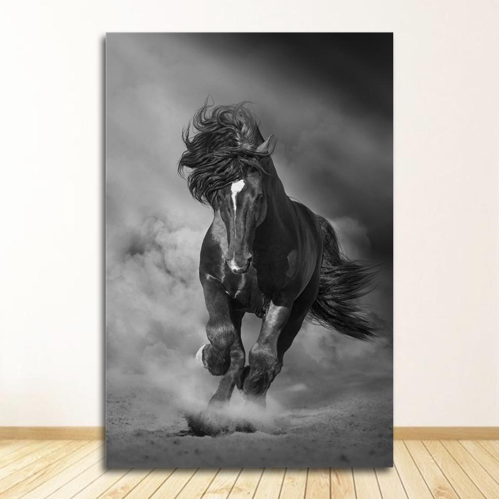 Bilder für Wohnzimmer Dekoration Home Decor Tier Leinwand Malerei Wand Kunst Löwe Elefant Pferd Poster und Drucke Wand