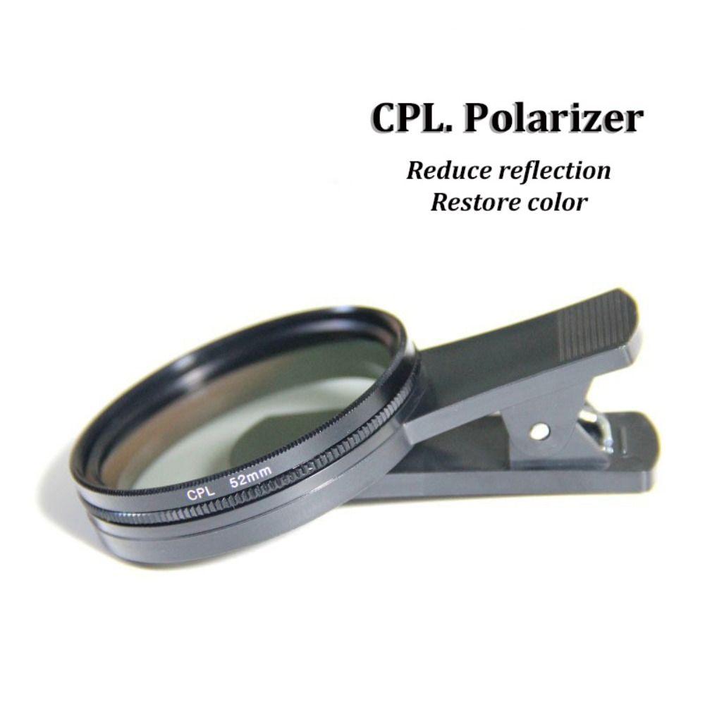 Professional Polarizer 52mm 67mm Phone Filter Universal CPL Camera Lens Filter  for All Phone
