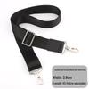 Men's Black Leather Crossbody Shoulder Strap for Backpack and Briefcase Accessories.