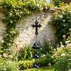 Spooky Spider Web Wind Chime Retro Spider Web Hanging Ornament Creative Cross Pendant  Outdoor