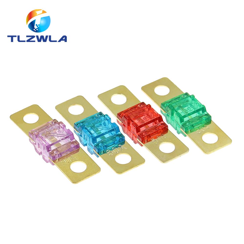 ANS FUSE 20A 30A 40A 50A 60A 70A 80A 100A 125A 150A 175A ANL Gold Plated Stud Car Fuses Mini Car Stereo Audio AFS Fuse Fuse Holders1
