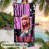 Asciugamano da Spiaggia Taylor Swift, Testo Personalizzato con Nome, Asciugatura Rapida Grande Assorbente per Spiaggia Piscina