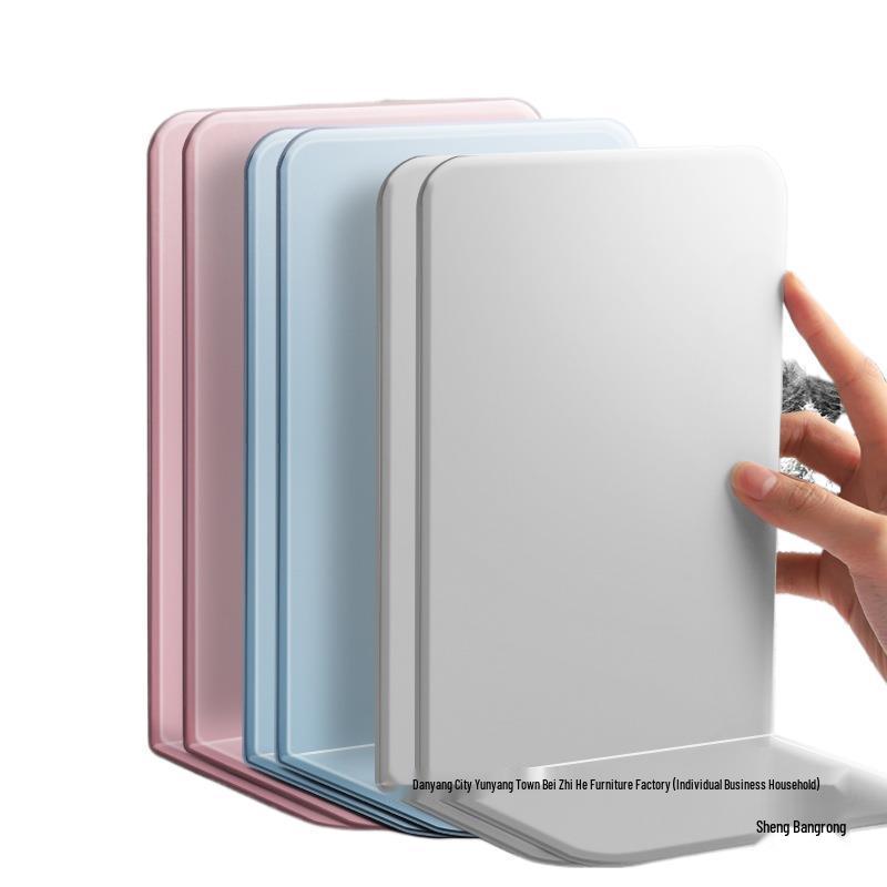 2-Piece Retractable Metal Book Stand and Bookend for Students