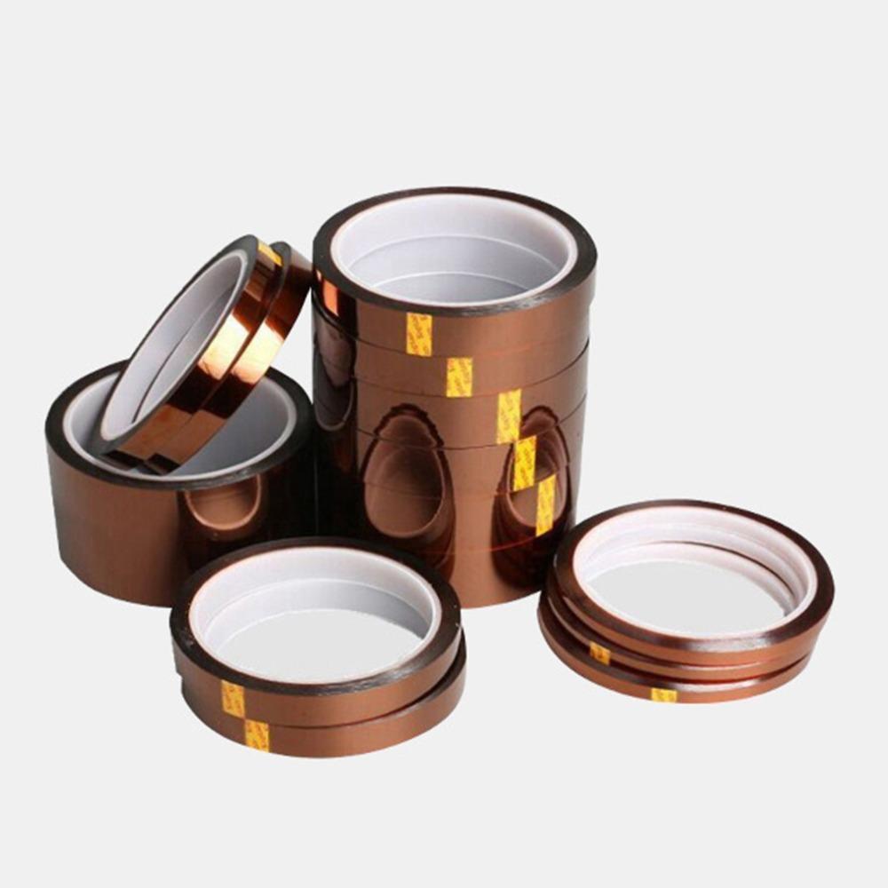 4pcs Strong Adhesive Sublimation Heat Tape 0.5cm x 33m Polyimide Heat Tape DIY