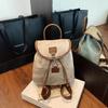1Pc Korean Version of Retro Casual Foreign Style Backpack for Women's Autumn Fashion and Light Leisure Commuting Small Backpack