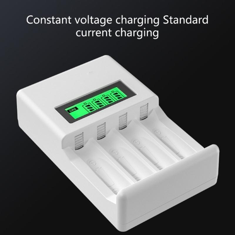 Intelligent Battery Four Bay Battery Charging up to 1000mA For 2A Multiple Cell Type Battery Power Supply
