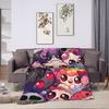 Soft Blanket Airplane Travel The Binding Of Isaac Throw Blanket  Flannel Bedspread For Couch Chair Print Sofa Bed Cover