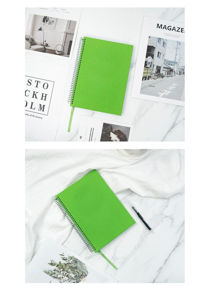 Coil-bound Fitness Planner: Daily Training & Self-discipline Notebook