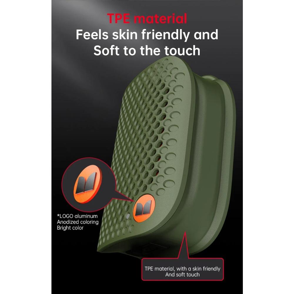 Monster M3 Magnetic Clip-On Mini BT V5.4 Portable Outdoor Sport Wearable Wireless Bluetooth Speakers With Bass Mic