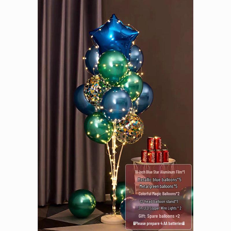 Luminous Balloon Floor Stand for Events: Birthday, Wedding, Anniversary, Party, and More.