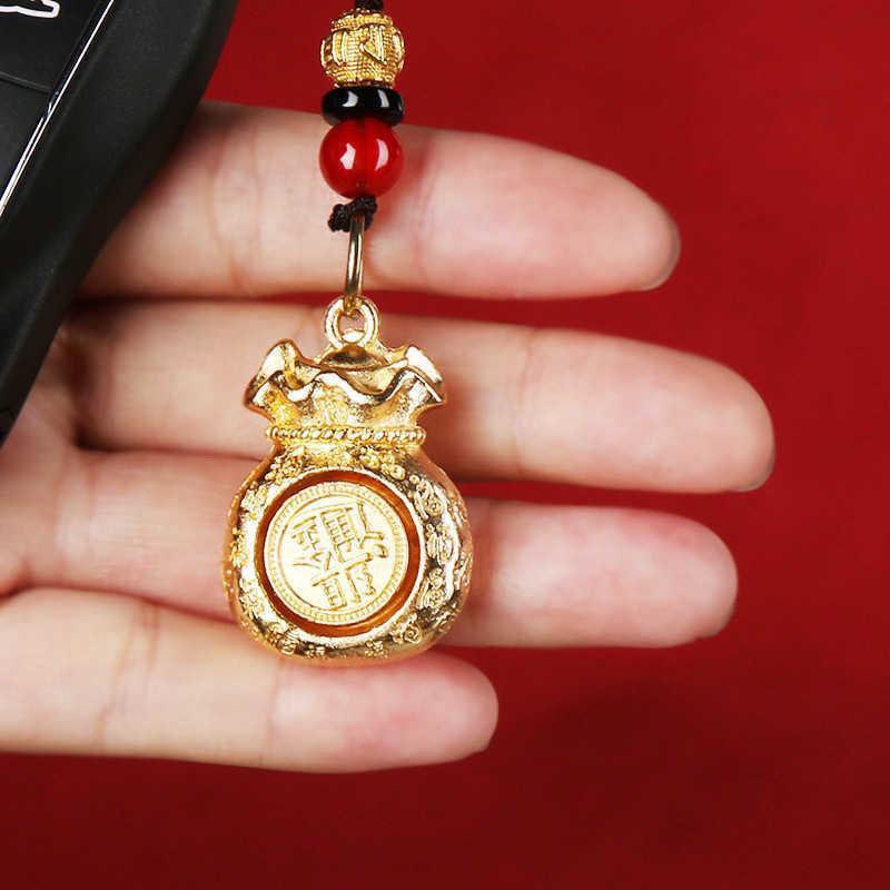 Ciondolo Sacca della Fortuna Zodiacale: Portachiavi per Ricchezza e Benedizioni per Uomini e Donne