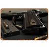 1PC Pistol Metal Signs Boasting Authentic Military Flair: A Must - Have for Adding a Touch of Rugged