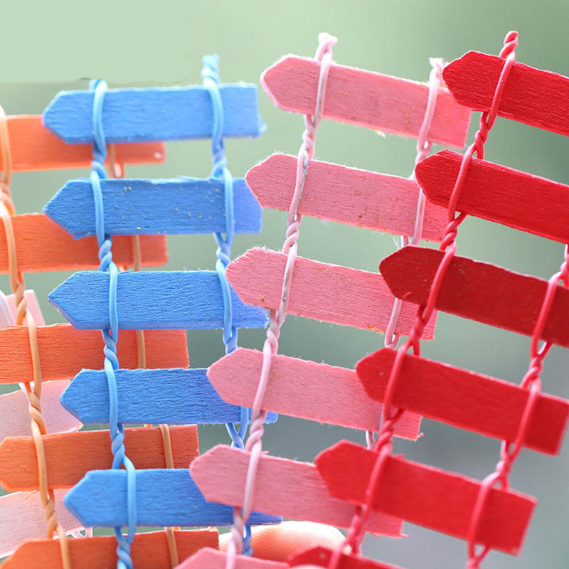 Holzzaun Palisade Miniatur Feengarten Haus Häuser Dekoration Mini Handwerk Mikro Landschaftsbau Dekor DIY Zubehör